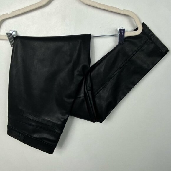 NWT Revolve Blank NYC Pull-On Leggings Black‎ Pants Vegan Leather Size 28 Coated - Picture 11 of 11